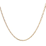 Cadena Limada de Oro Amarillo 18K