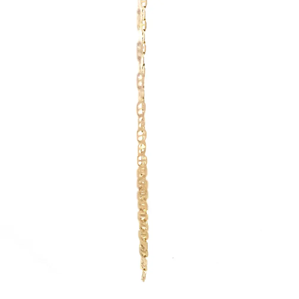Cadena Banana de Oro Amarillo 18K
