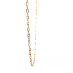 Cadena Limada de Oro Amarillo 18K
