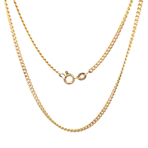 Cadena Groumet de Oro Amarillo 18K