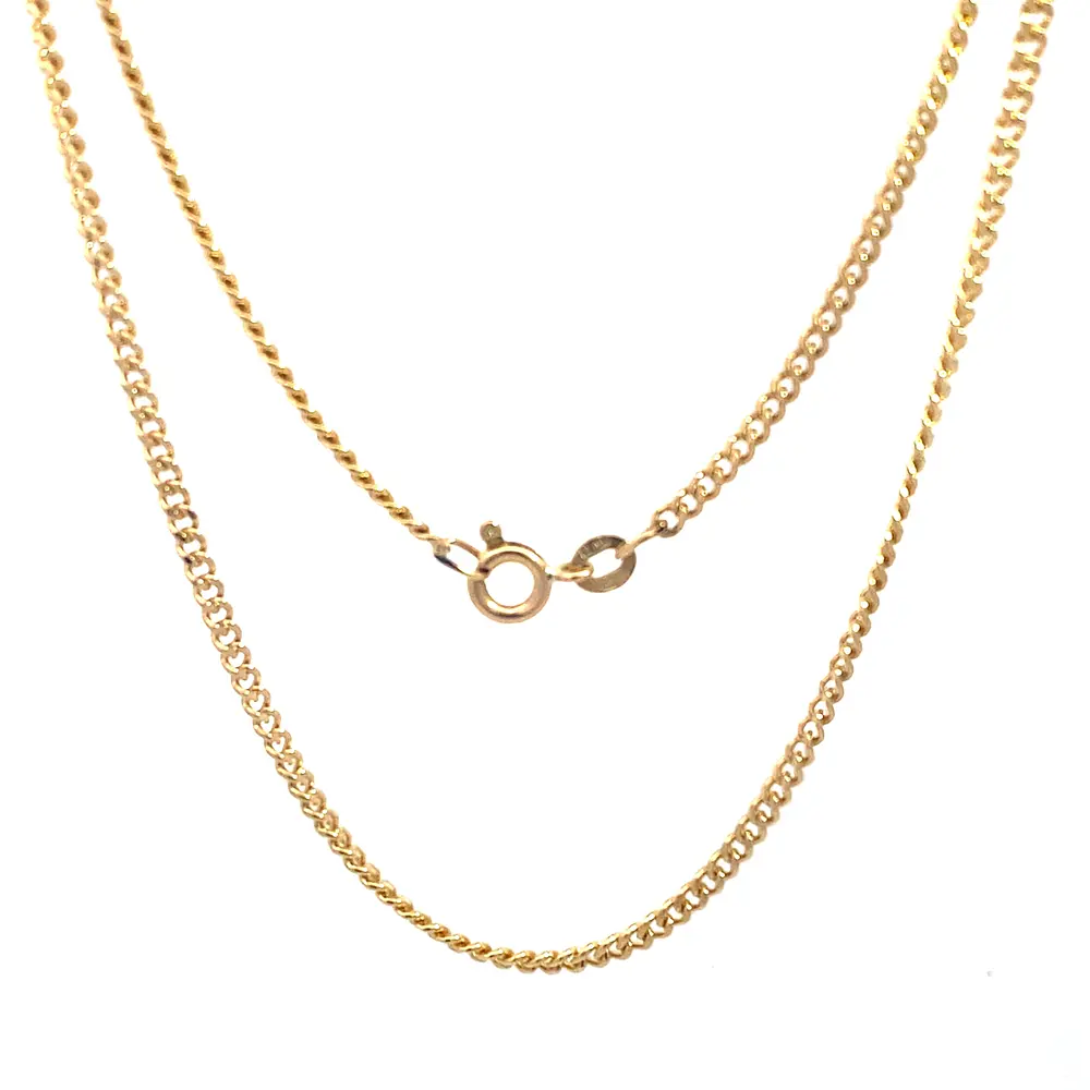 Cadena Groumet de Oro Amarillo 18K