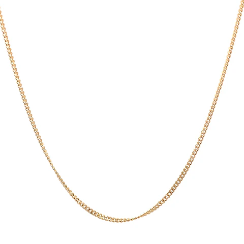 Cadena Groumet de Oro Amarillo 18K