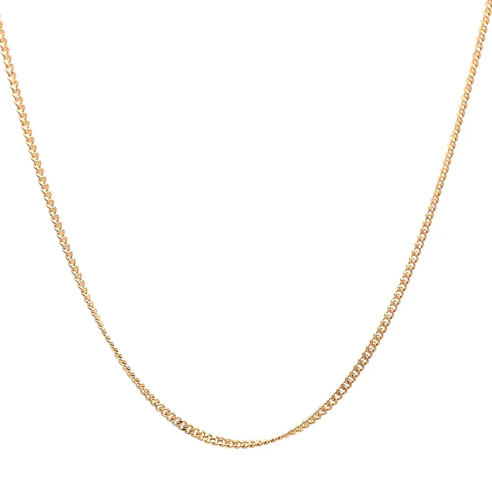 Cadena Groumet de Oro Amarillo 18K