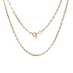 Cadena Limada de Oro Amarillo 18K