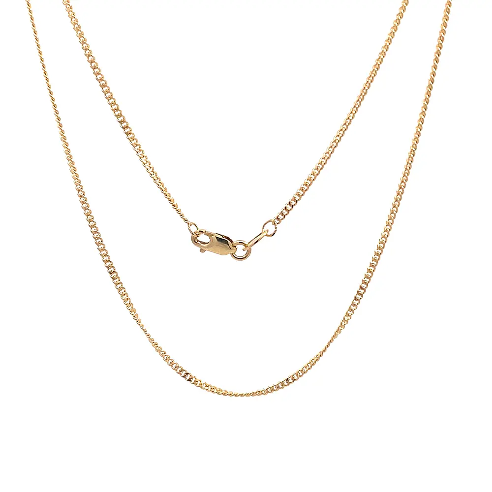 Cadena Groumet de Oro Amarillo 18K