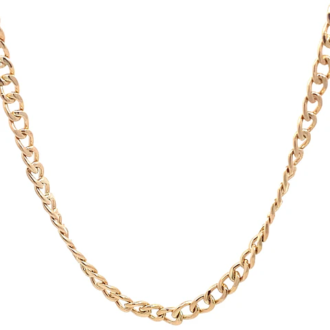 Cadena Groumet de Oro Amarillo 18K