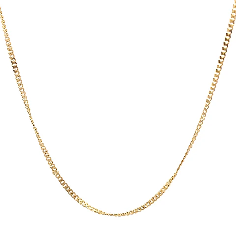 Cadena Groumet de Oro Amarillo 18K