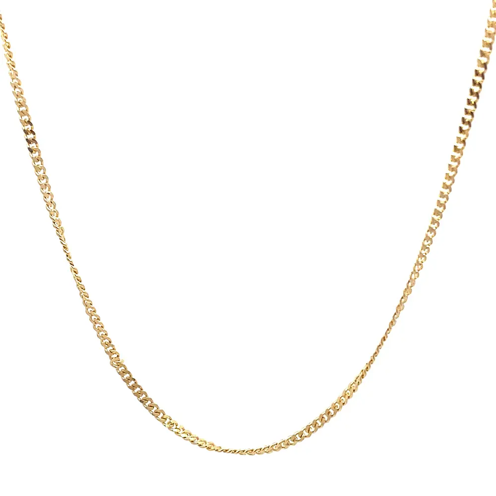 Cadena Groumet de Oro Amarillo 18K
