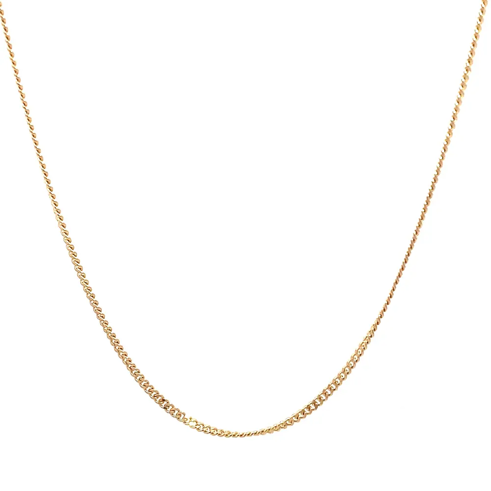 Cadena Groumet de Oro Amarillo 18K