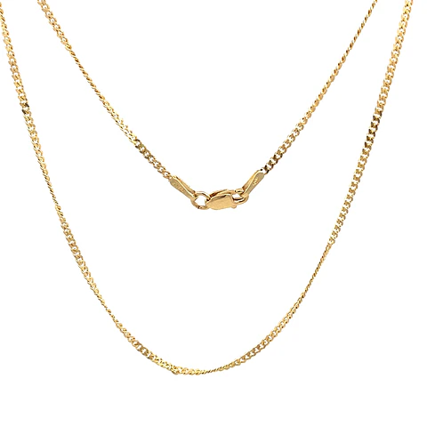 Cadena Groumet de Oro Amarillo 18K