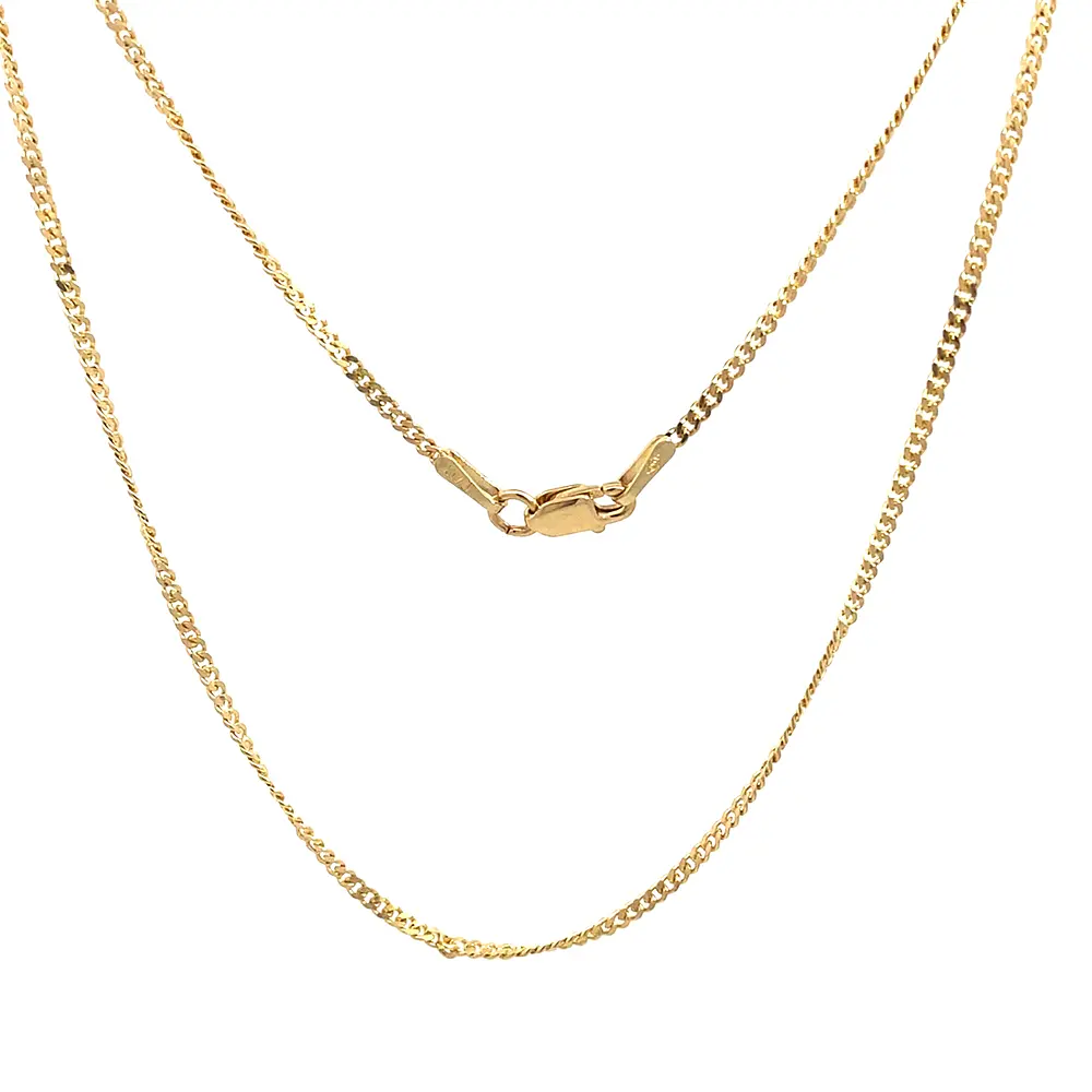 Cadena Groumet de Oro Amarillo 18K