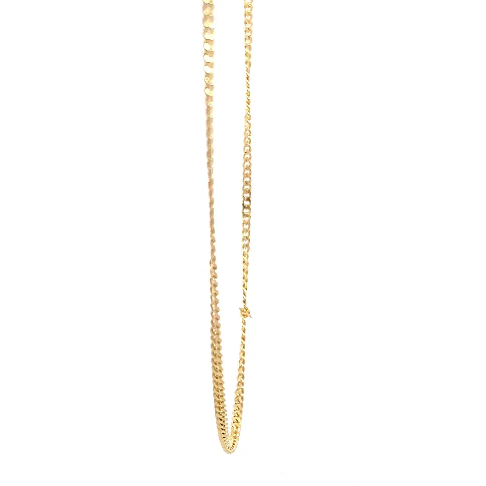 Cadena Groumet de Oro Amarillo 18K