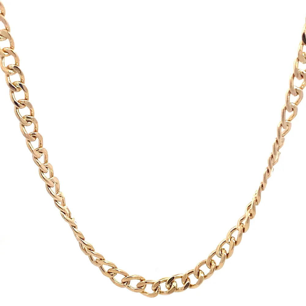 Cadena Groumet de Oro Amarillo 18K