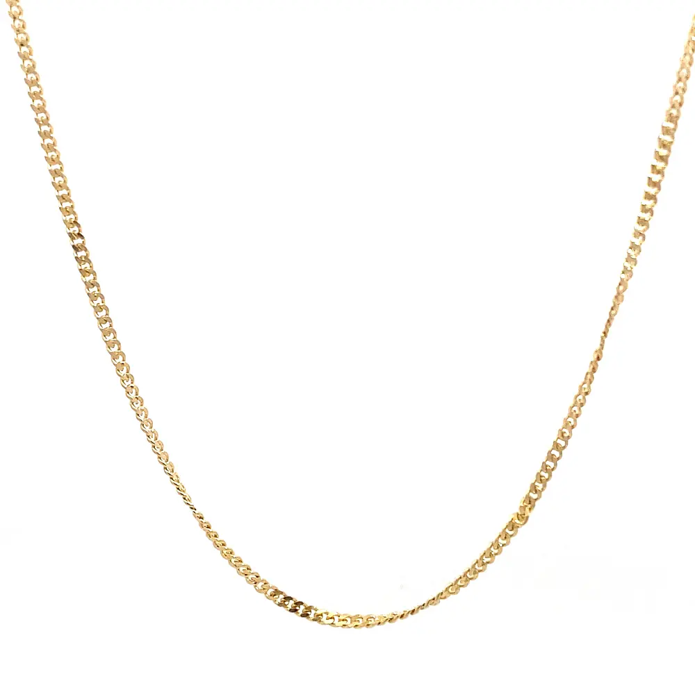Cadena Groumet de Oro Amarillo 18K