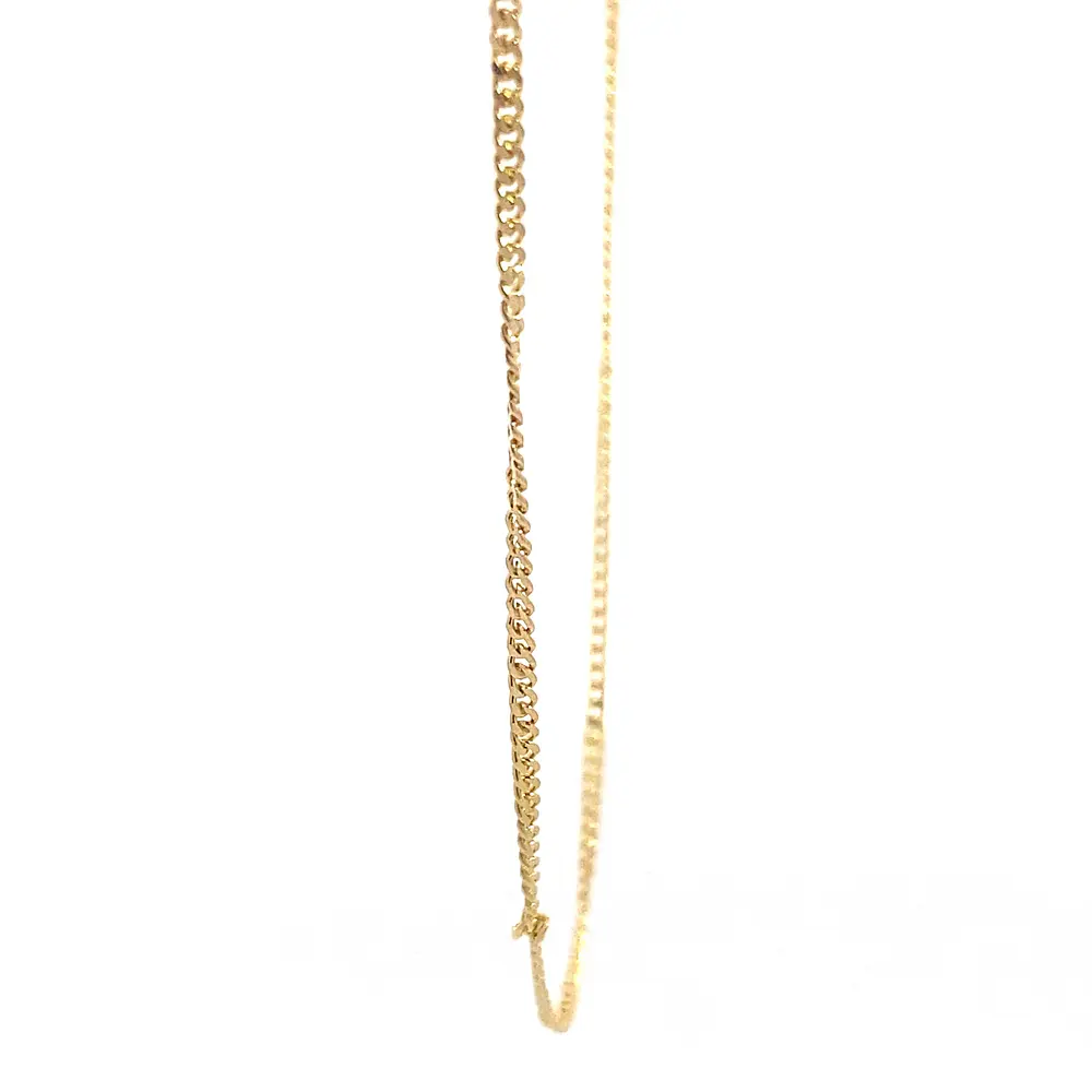 Cadena Groumet de Oro Amarillo 18K