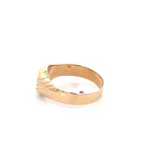 Anillo Sello Circular de Oro Amarillo 18K