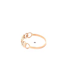 Anillo Calado Entrelazado de Oro Amarillo 18K