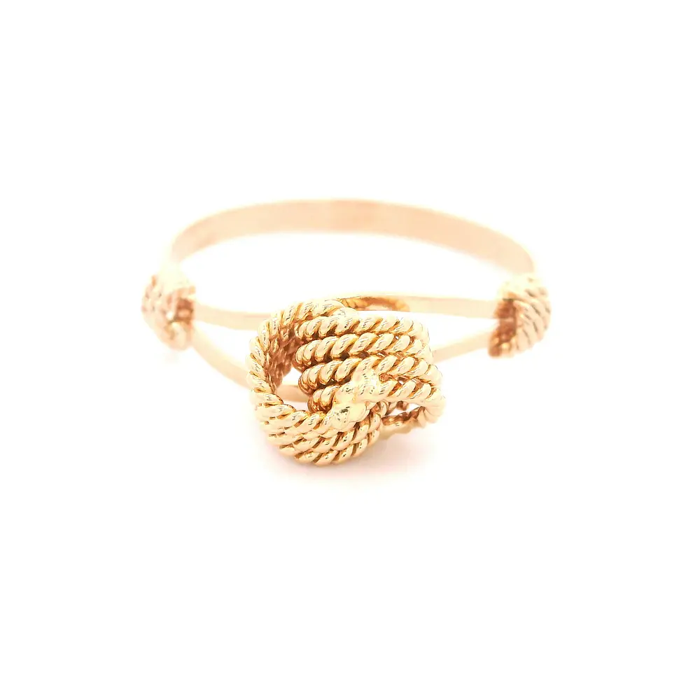 Anillo Chevalier de Oro Amarillo 18K