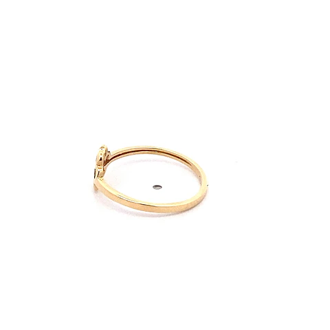 Anillo Huella de Perro de Oro Amarillo 18K