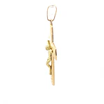 Colgante Crucifijo de Oro Amarillo 18K con Valier