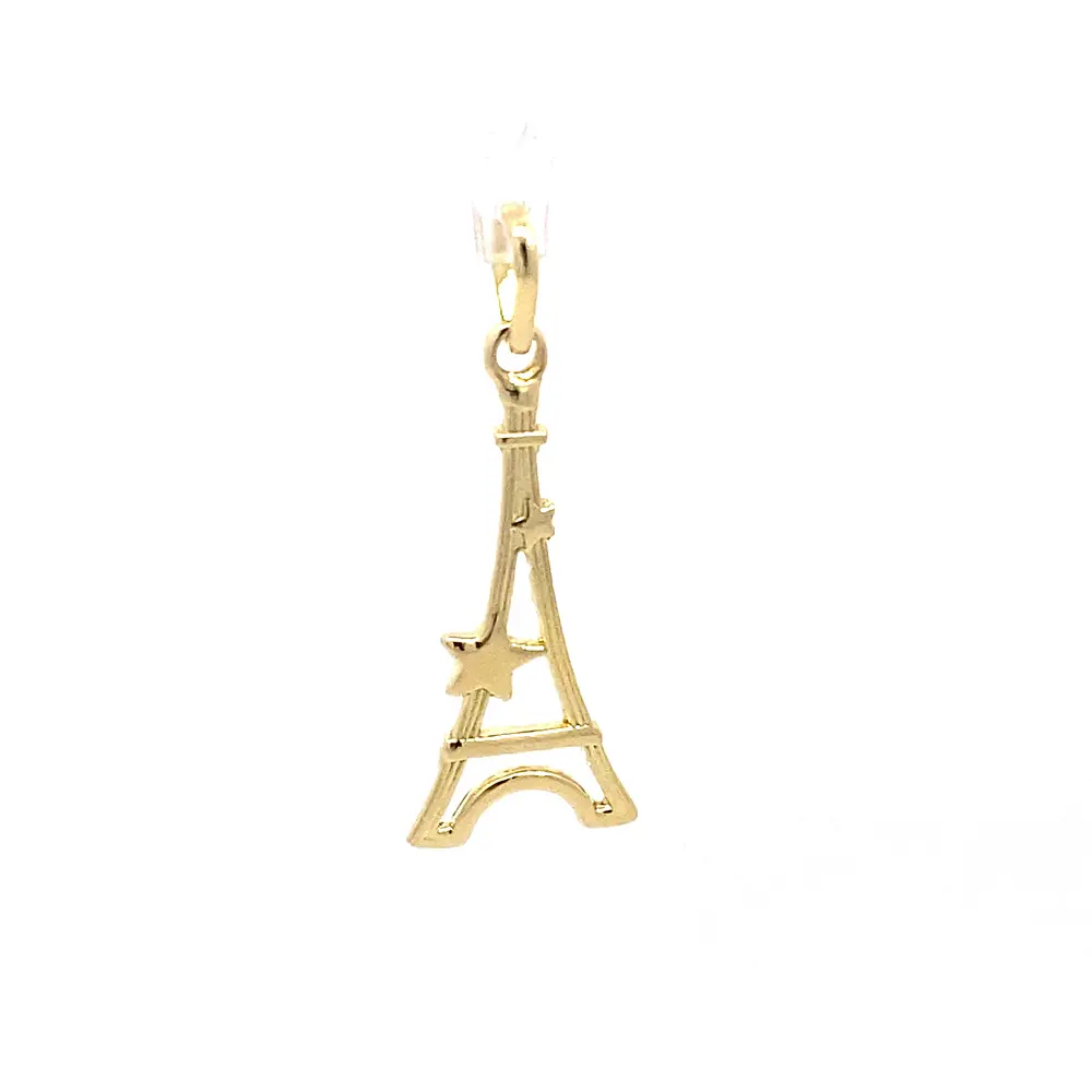 Colgante Torre Eiffel de Oro Amarillo 18K con Valier