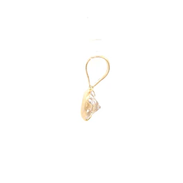 Colgante Punto de Luz de Oro Amarillo 18K con Piedra Incolora