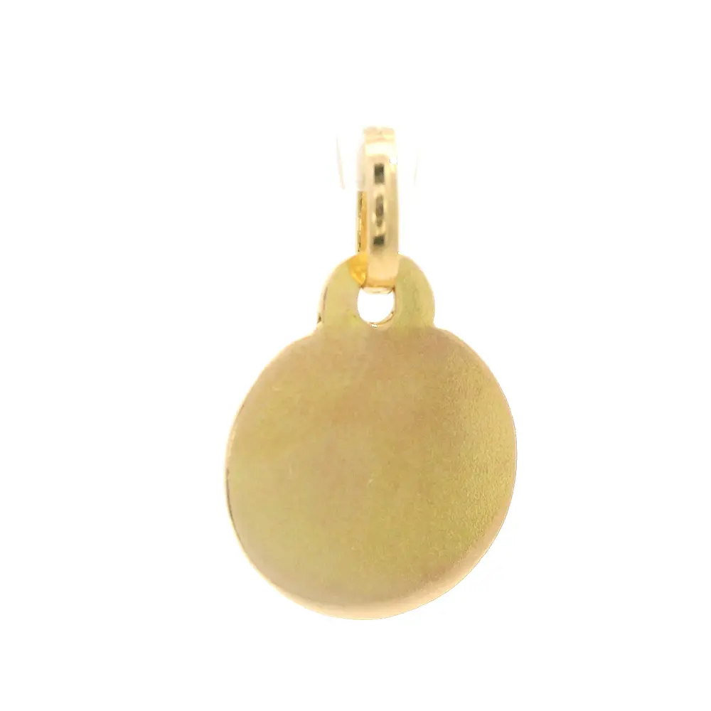 Colgante Medalla Balanza de Oro Amarillo 18K con Valier