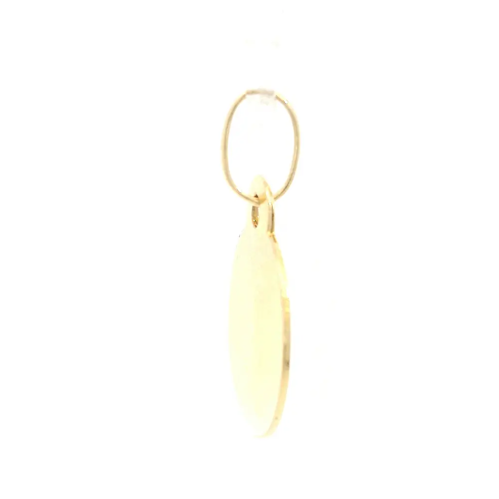 Colgante Medalla Balanza de Oro Amarillo 18K con Valier