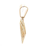 Colgante Diamante Calado de Oro Amarillo 18K con Piedras Incoloras