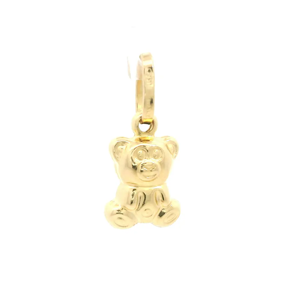 Colgante Oso de Oro Amarillo 18K