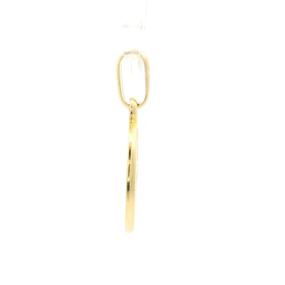 Colgante Medalla Virgen de Guadalupe de Oro Amarillo 18K
