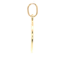 Colgante Medalla Estrella de David de Oro Amarillo 18K