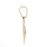 Colgante Diamante Calado de Oro Amarillo 18K con Piedras Incoloras