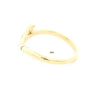Anillo Ípsilon De Oro 14K Con 5 Diamantes Naturales