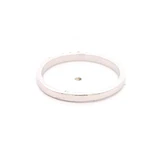 Anillo Cintillo De Oro Blanco 18K Con 10 Diamantes