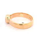 Anillo Solitario De Oro 18K Con Moissanita Redonda