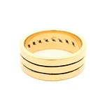 Anillo Cintillo De Oro 18K Con 9 Diamantes