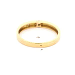 Anillo Tuerca De Oro 18K Con 2 Diamantes Naturales