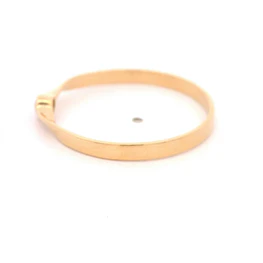 Anillo Solitario De Oro Amarillo 18K Con Diamante