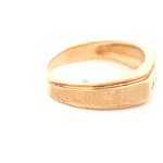 Anillo Cintillo De Oro 10K Con 5 Diamantes
