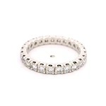 Anillo Eternity De Platino Con 25 Diamantes