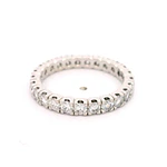 Anillo Eternity De Platino Con 25 Diamantes
