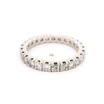 Anillo Eternity De Platino Con 25 Diamantes