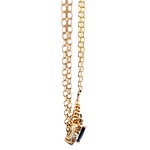 Gargantilla Bismarck De Oro 14K Con Diamantes y Zafiros