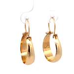 Aros De Oro Rosado 18K Bote