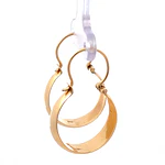 Aros De Oro Rosado 18K Bote