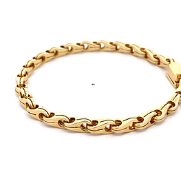 Pulsera De Oro Amarillo 18K Tipo Rache 