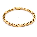 Pulsera De Oro Amarillo 18K Tipo Rache 