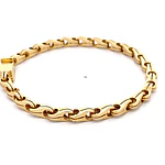 Pulsera De Oro Amarillo 18K Tipo Rache 