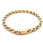 Pulsera De Oro Amarillo 18K Tipo Rache 